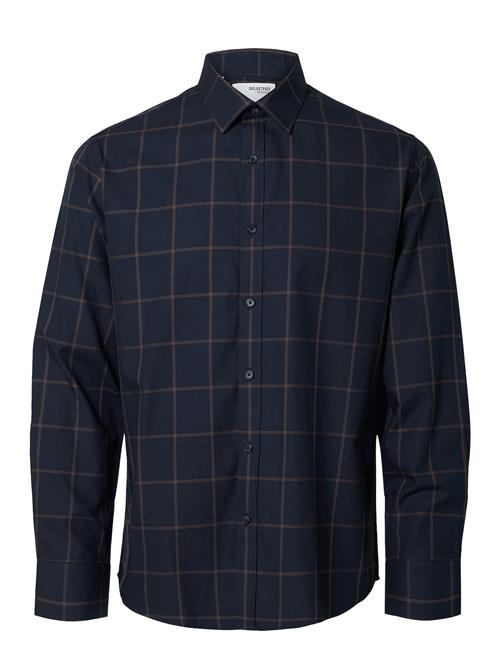 Selected Homme Slhreg-Harry Mix Shirt Ls Selected Homme Navy