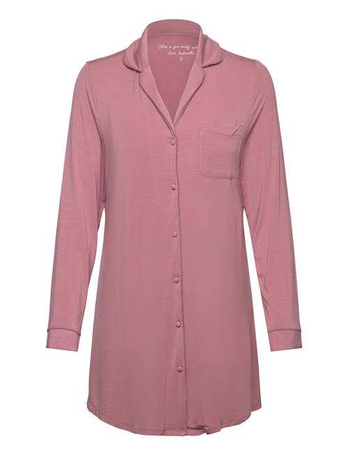 Hunkemöller Shirtdress Ls Jersey Essential Hunkemöller Pink