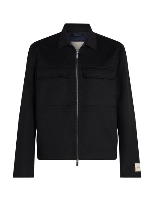 2 T Double Face Wool Jacket Calvin Klein Black