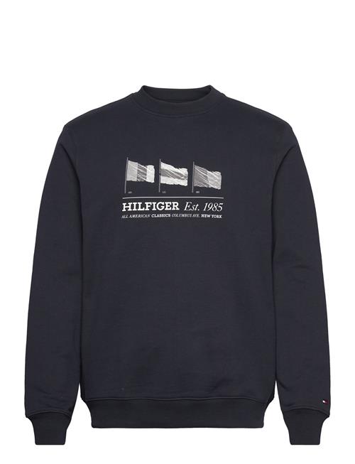 Hilfiger Flags Crewneck Tommy Hilfiger Navy