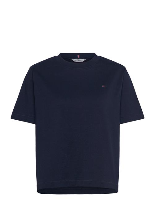 Modern Relaxed C-Nk Ss Tommy Hilfiger Navy