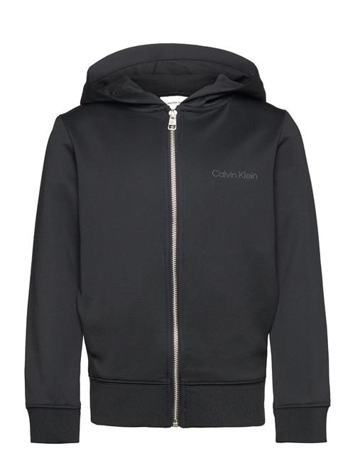 Calvin Klein Sporty Tricot Zip-Through Calvin Klein Black