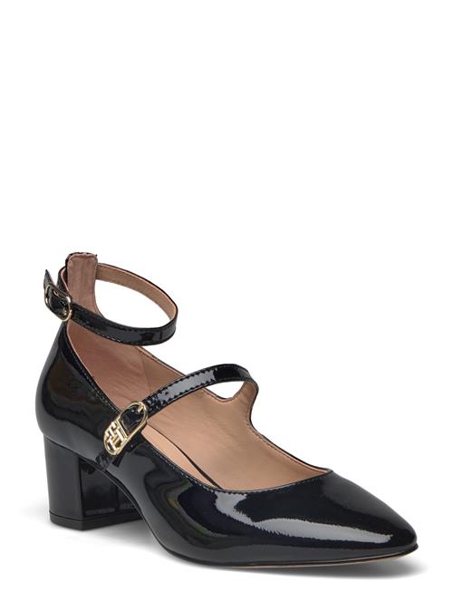 Tommy Hilfiger Pump Double Strap Patent Leather Tommy Hilfiger Black