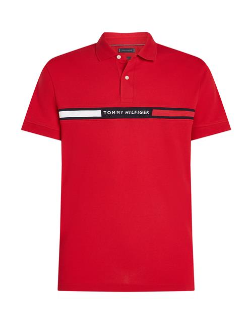 Hilfiger Chest Insert Reg Polo Tommy Hilfiger Red