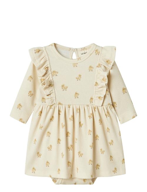 Lil'Atelier Nbflavo Emo Ls Body Dress Lil Lil'Atelier Cream