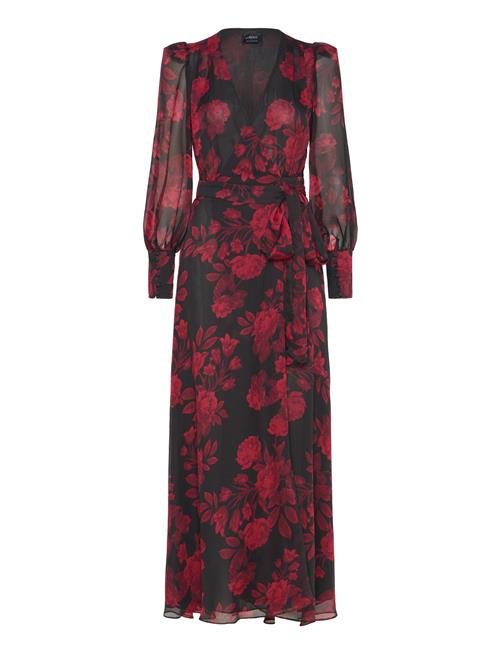 Bardot Lucianna Maxi Wrap Dress Bardot Red