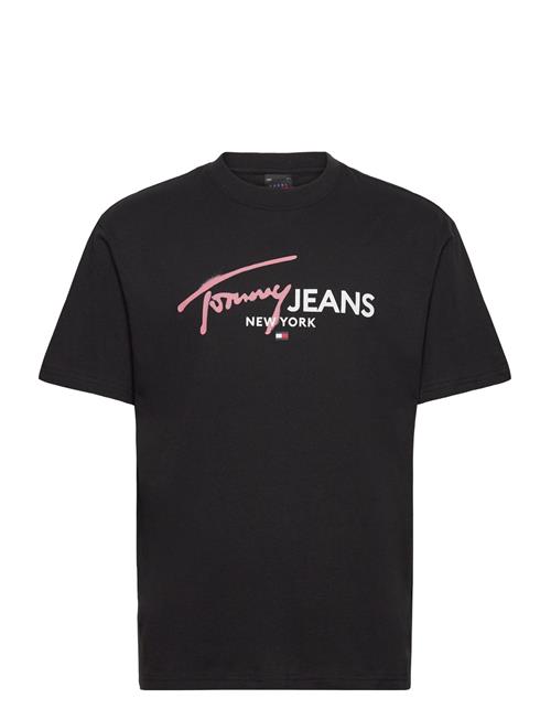 Tjm Reg Spray Pop Color Tee Ext Tommy Jeans Black