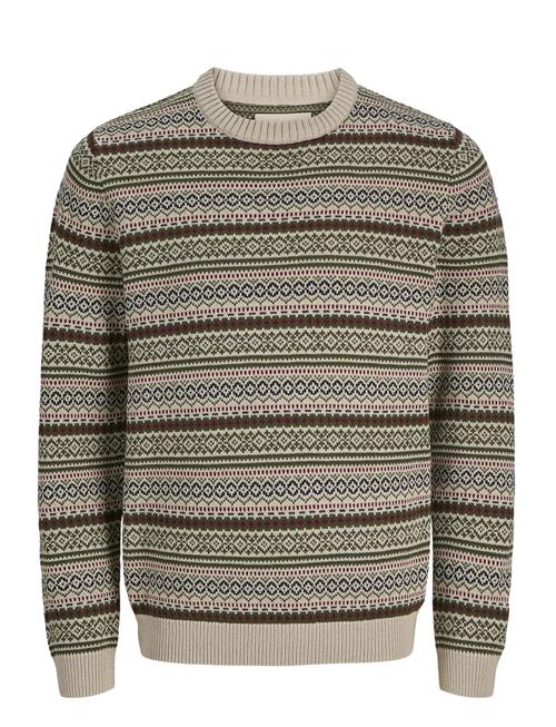 Jack & Jones Jprblunorwegian Knit Crew Neck Jack & J S Cream