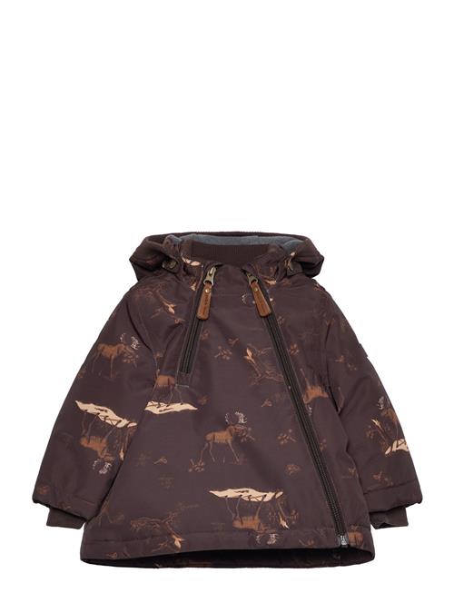 Polyester Baby Jacket - Aop Mikk-line Brown