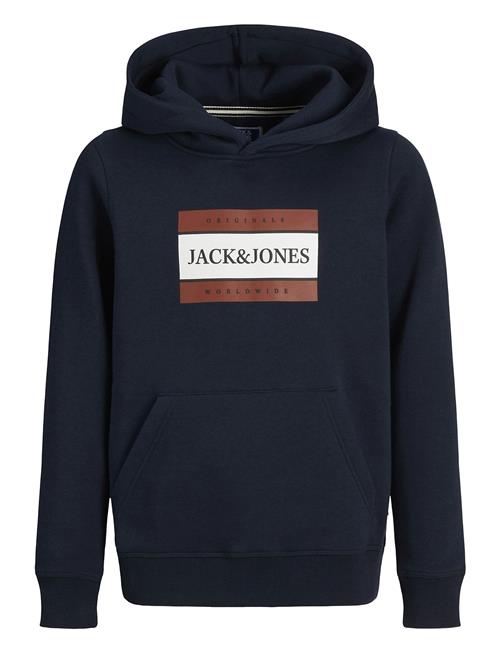 Jack & Jones Jorfrederiksberg Box Sweat Hood Sn Jnr Jack & J S Navy