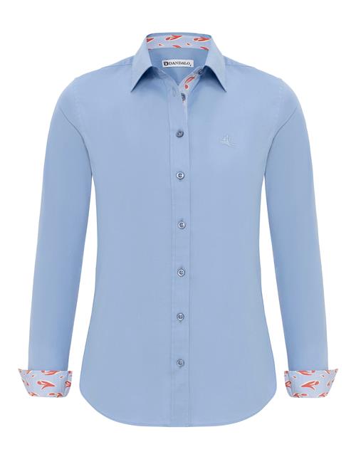 Se Dandalo Bluse 'Welmer'  lyseblå / orange ved About You