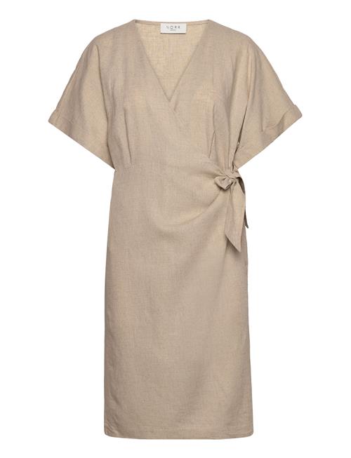 NORR Esi Wrap Dress NORR Beige