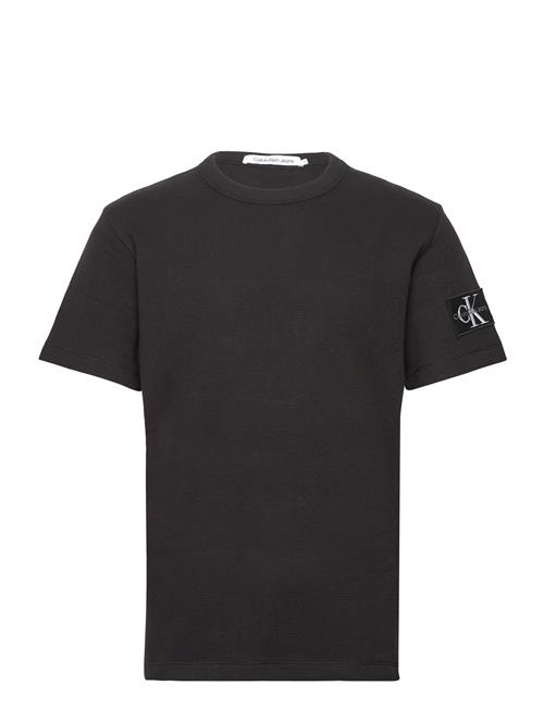 Calvin Klein Jeans Badge Waffle Tee Calvin Klein Jeans Black