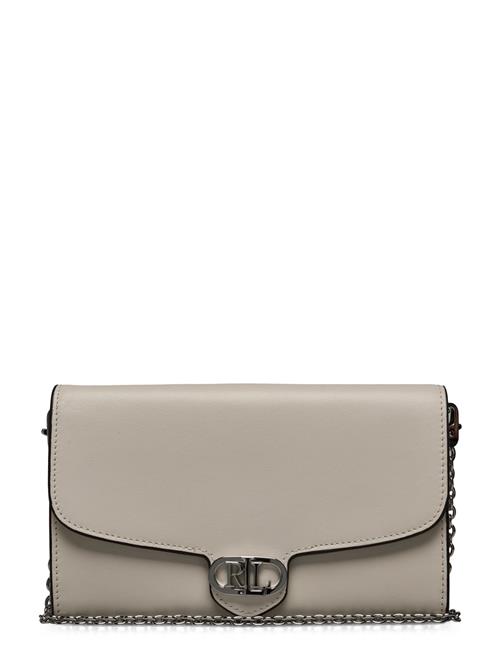 Lauren Ralph Lauren Leather Medium Adair Crossbody Lauren Ralph Lauren Beige