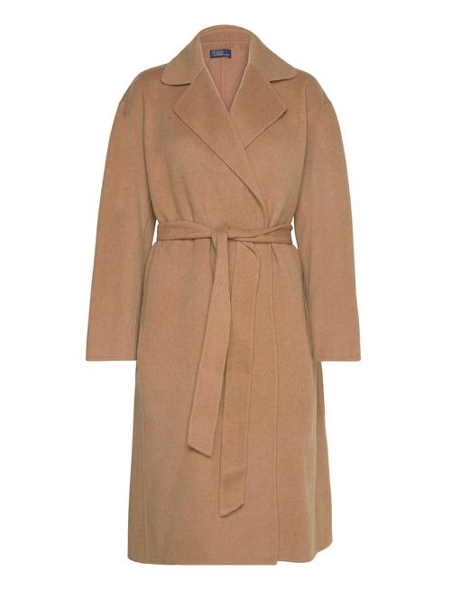 Polo Ralph Lauren Wool-Blend Wrap Coat Polo Ralph Lauren Beige