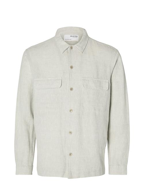 Selected Homme Slhmads-Linen Overshirt Ls Noos Selected Homme Cream