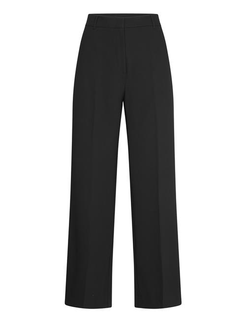 Mango Low-Waist Wideleg Trousers Mango Black