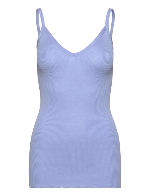 Rosemunde Silk Strap Top W/ Elastic Band Rosemunde Blue