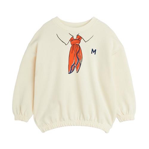 Mini Rodini Tørklæde Sweatshirt Offwhite | Hvid | 140/146 cm