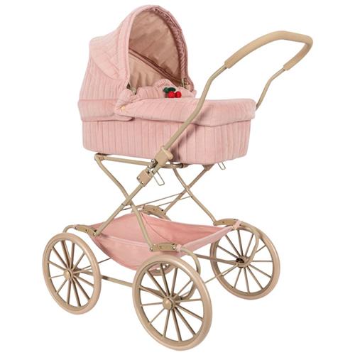 Konges Sløjd Lulu Doll Pram Cherry | Lyserød | 01