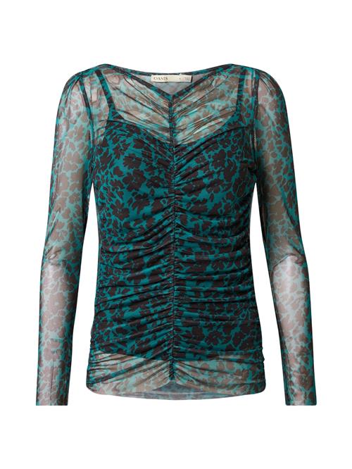 Oasis Bluse  jade / sort