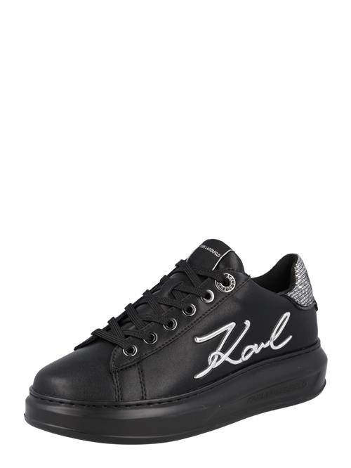 Karl Lagerfeld Sneaker low 'KAPRI'  sølvgrå / sort