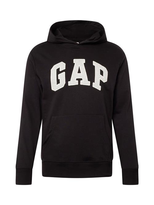 GAP Sweatshirt  sort / offwhite