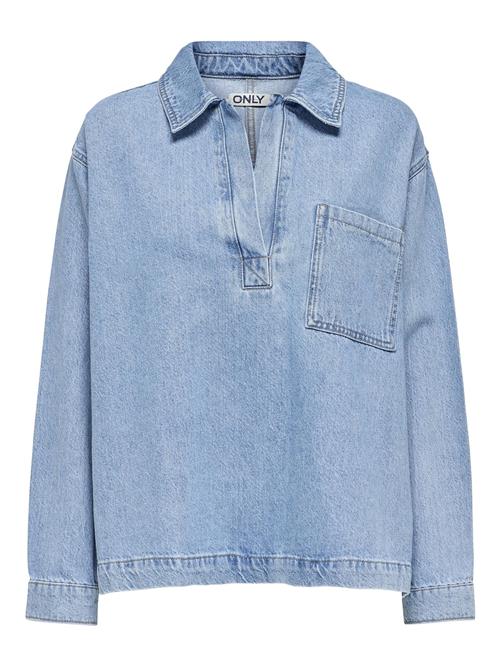 ONLY Bluse 'BIRDIE'  blå / blue denim / lyseblå