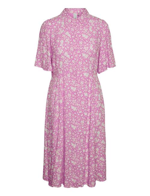 YAS Yasstelli 2/4 Midi Shirt Dress S. YAS Purple