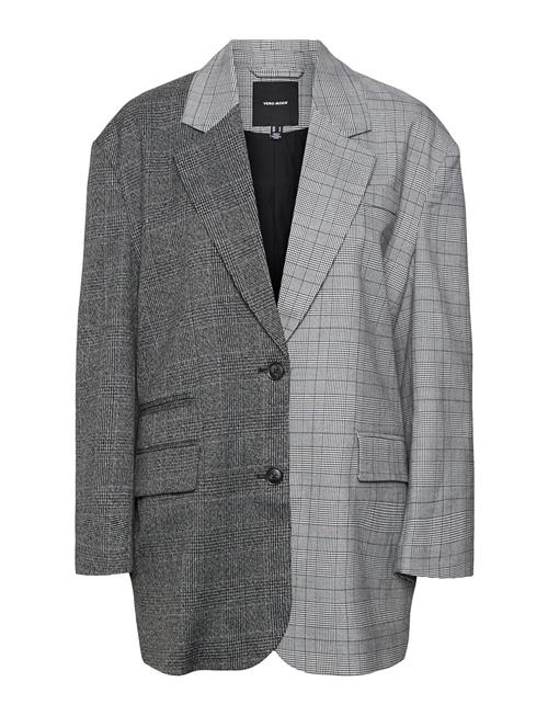 Vmmila Ls Over D Check Blazer Vero Moda Grey