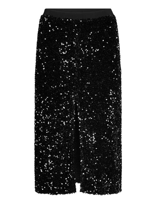 Stella Nova Sequins Midi Skirt Stella Nova Black