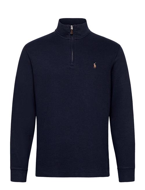 Se Polo Ralph Lauren Estate-Rib Quarter-Zip Pullover Polo Ralph Lauren Navy ved Booztlet