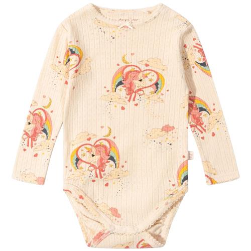 Konges Sløjd Minnie Glitter Body Gots - Horn Stars | Lyserød | 9 months