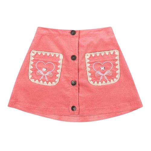 Konges Sløjd Lucky Skirt Gots - Flamingo Plume | Lyserød | 4 years