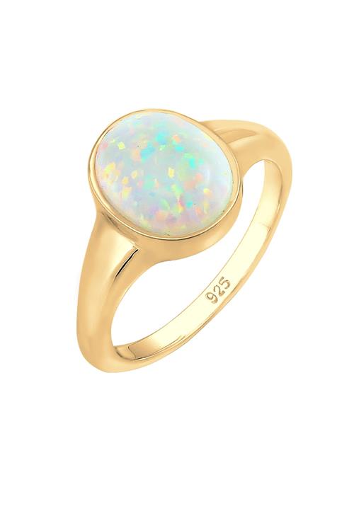 Se ELLI Ring  opal / guld ved About You
