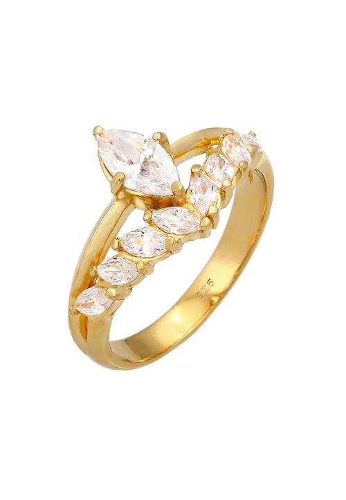 Se ELLI PREMIUM Ring  guld / transparent ved About You