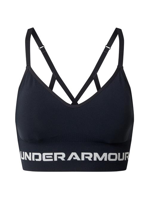 UNDER ARMOUR Sports-BH  sort / hvid