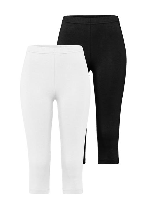 Se VIVANCE Pyjamasbukser  sort / hvid ved About You