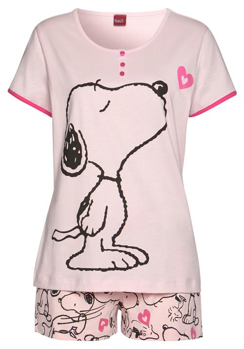 PEANUTS Shorty  lyserød / neonpink / sort