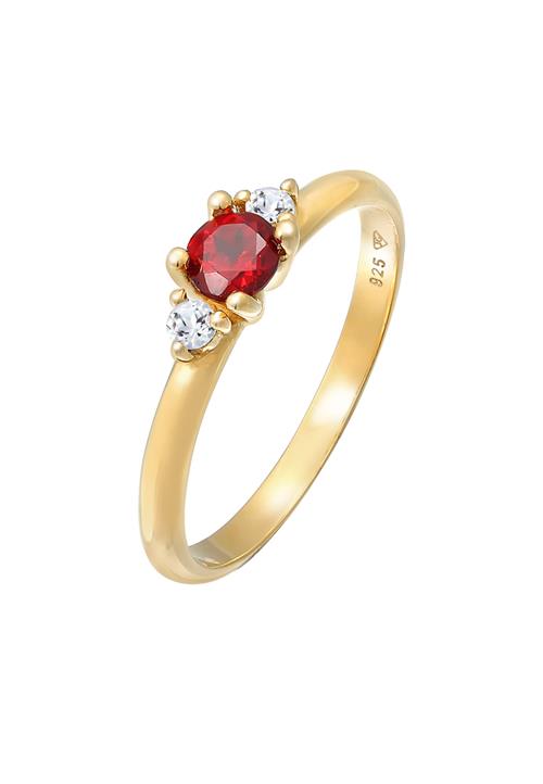 Se ELLI PREMIUM Ring  guld / rød ved About You