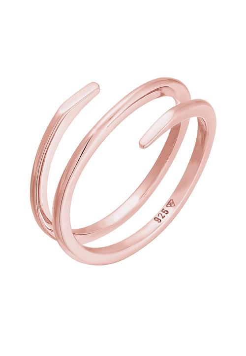 ELLI Ring 'Geo'  rosa guld