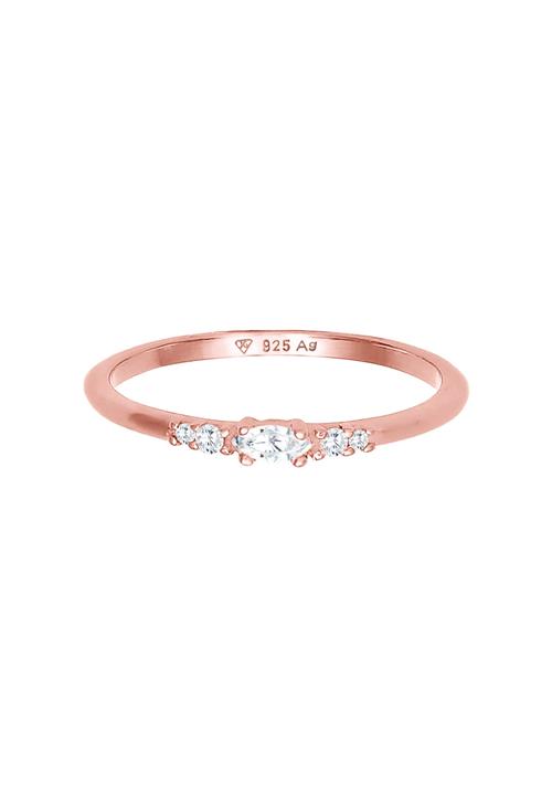 Se ELLI Ring  rosa guld / hvid ved About You