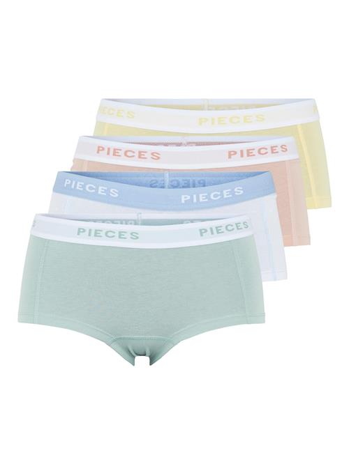 PIECES Panty  pastelblå / pastelgul / mint / pastelrød