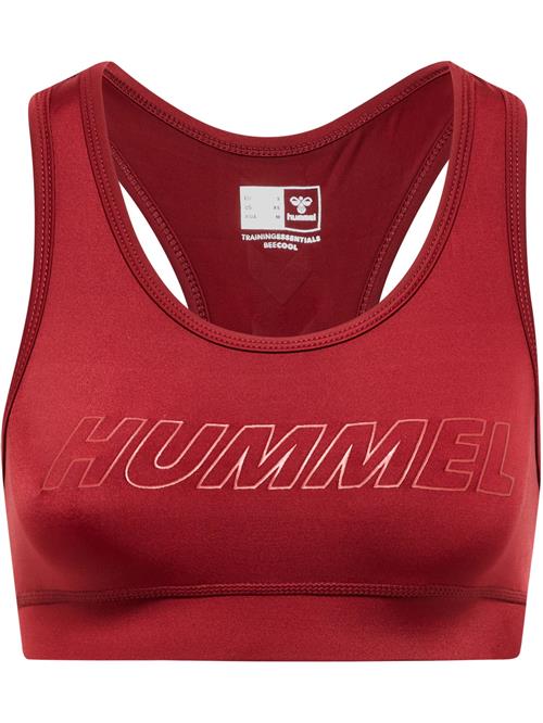 Hummel Sports-BH  rød / hvid