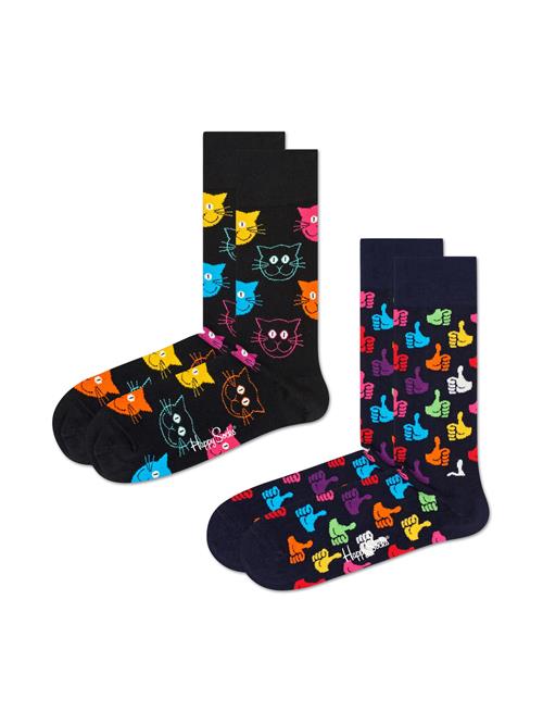 Se Happy Socks Sokker '2-Pack Cat Socks'  blandingsfarvet ved About You