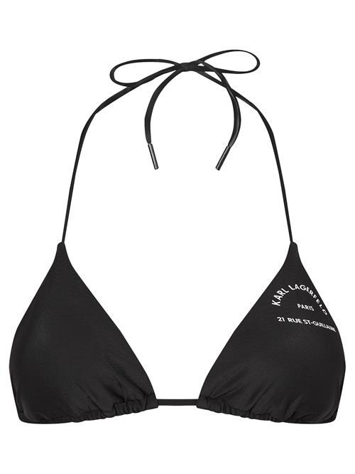 Karl Lagerfeld Bikinioverdel  sort / hvid