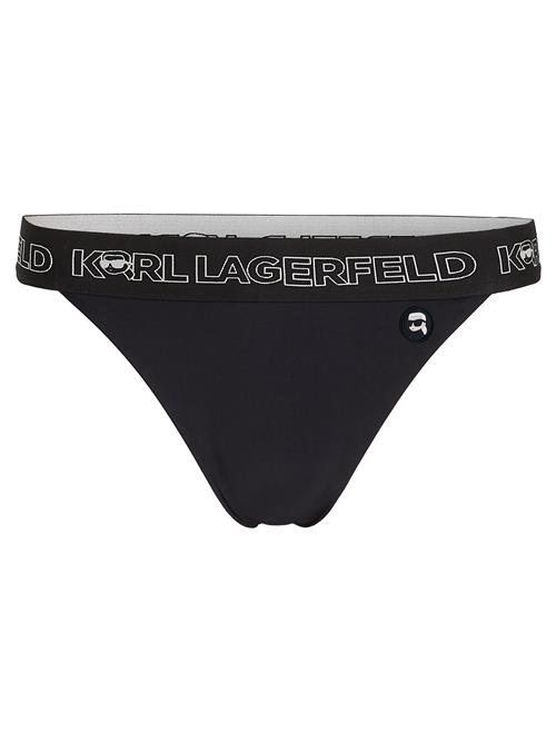 Karl Lagerfeld Bikinitrusse  sort / hvid