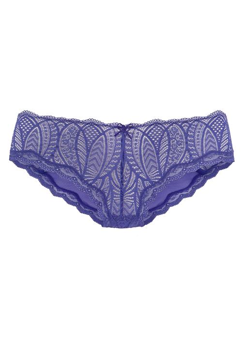 LASCANA Panty  violetblå / hvid