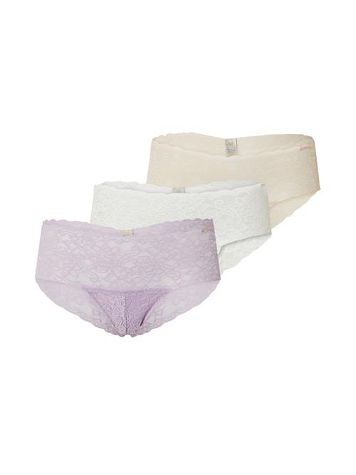 Dorina Slip  beige / pastellilla / hvid