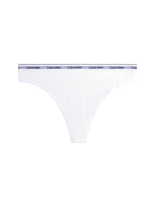 Calvin Klein Underwear String  lilla / hvid